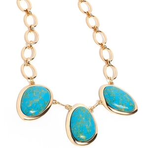 Gold and Turquoise Necklace